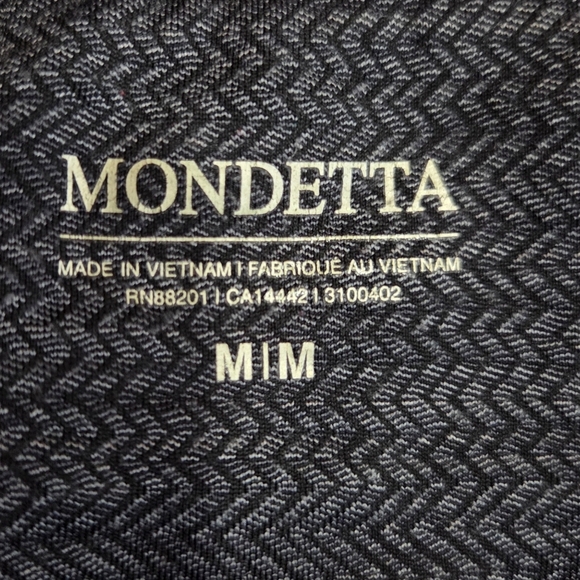 Mondetta Gray Athletic Leggings Size Med - Picture 6 of 6